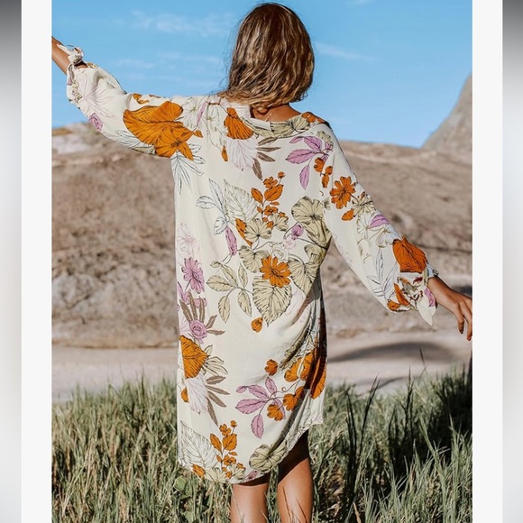 Cupshe shirt dress swim coverup - Picture 1 of 7